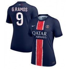 Paris Saint-Germain Goncalo Ramos #9 Hemmatröja Dam 2024-25 Korta ärmar